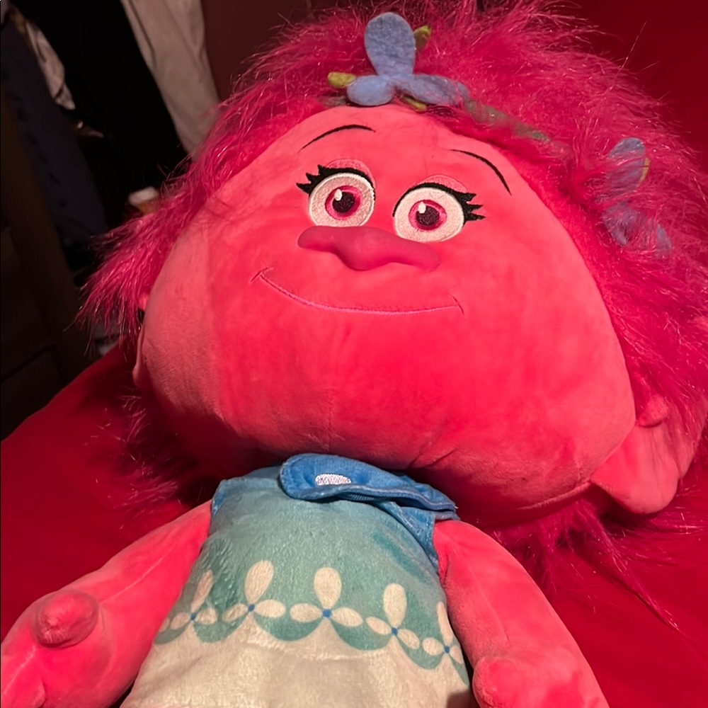 Trolls Plush Doll - Pink and Blue